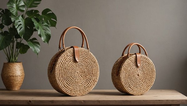 Sac rond en osier : élégance naturelle et praticité assurée
